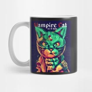 VAMPIRE CAT in 8 bits Mug